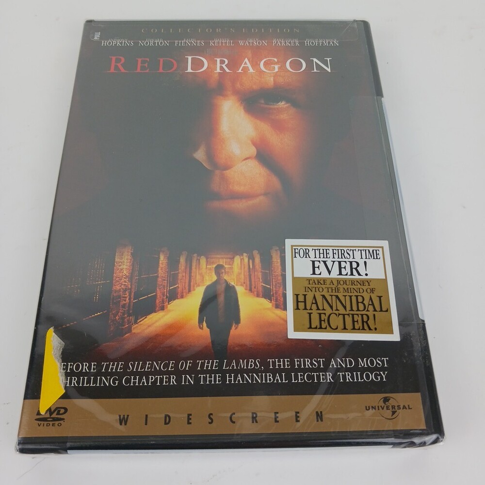 Red Dragon (2003, DVD) Anthony Hopkins Edward Norton Ralph Fiennes New Sealed